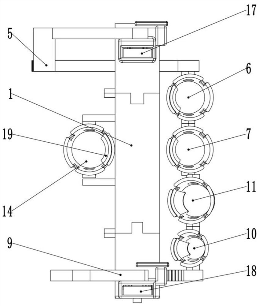 An exoskeleton finger rehabilitation training device