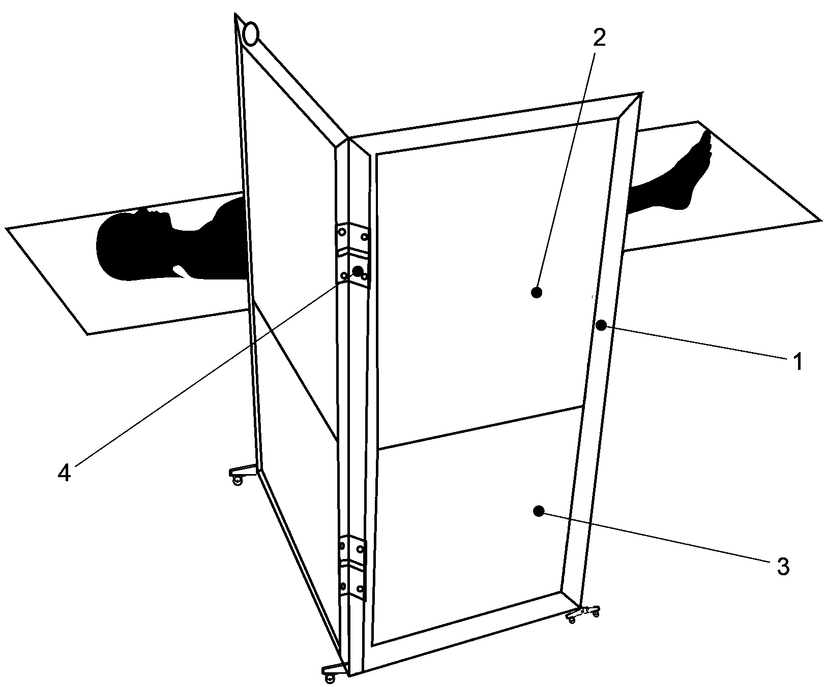 Medical assembly-type X-ray safety shield