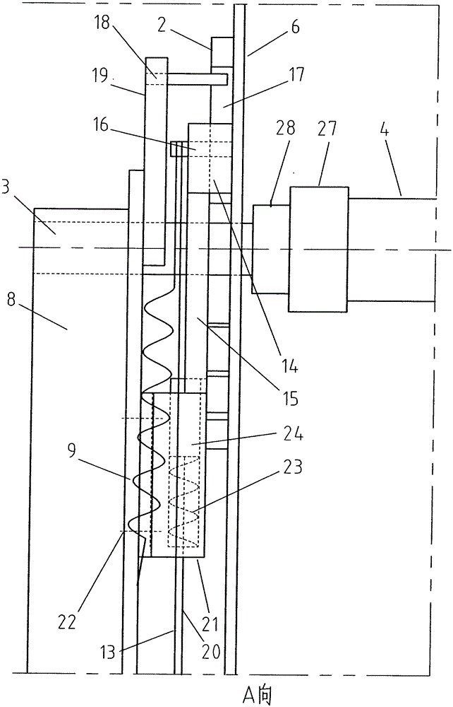 Reflecting mirror sun chasing mechanism with swing rod positioning function