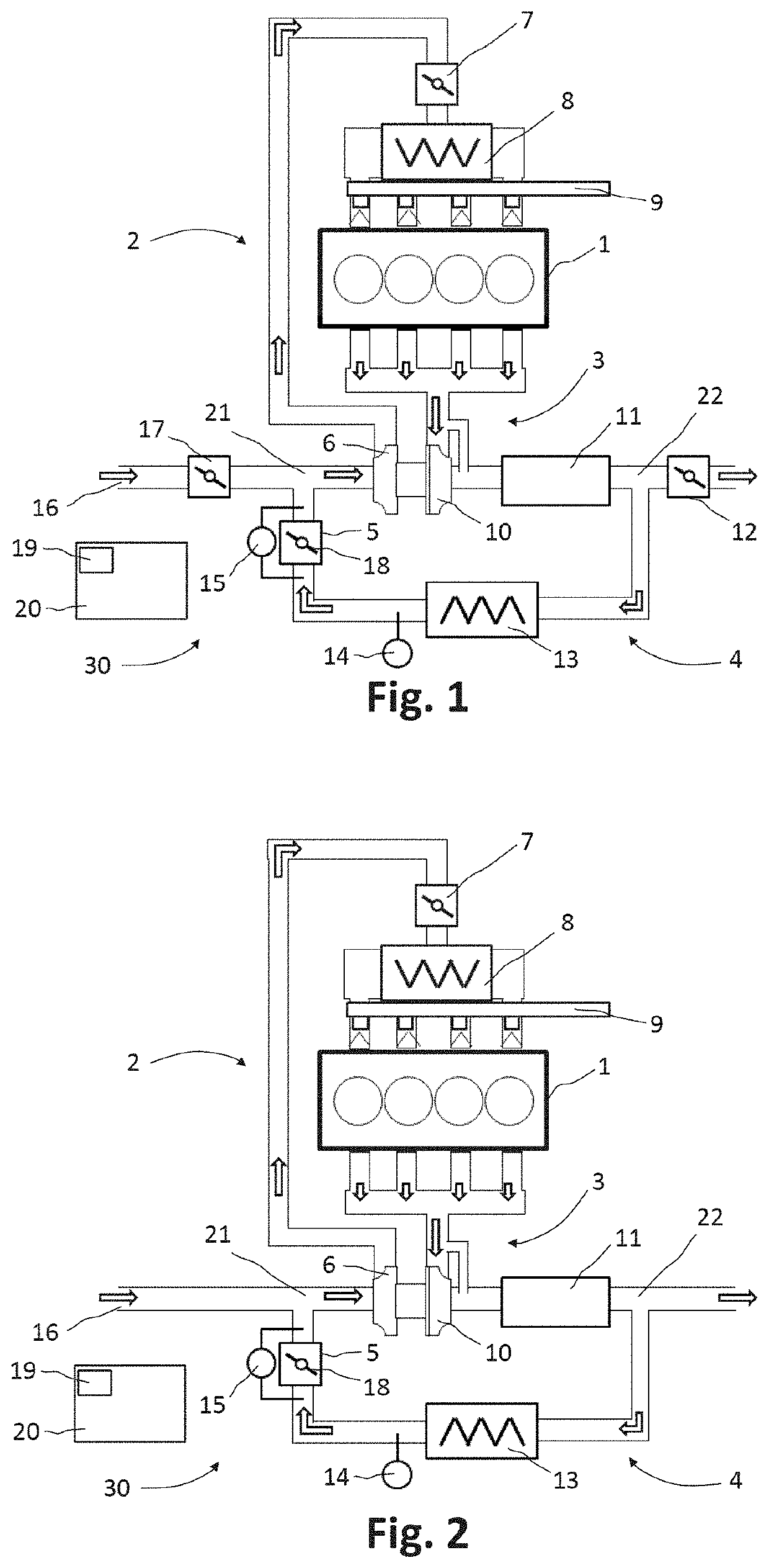 Method for estimating the flow rate of recirculated exhaust gas passing through a valve