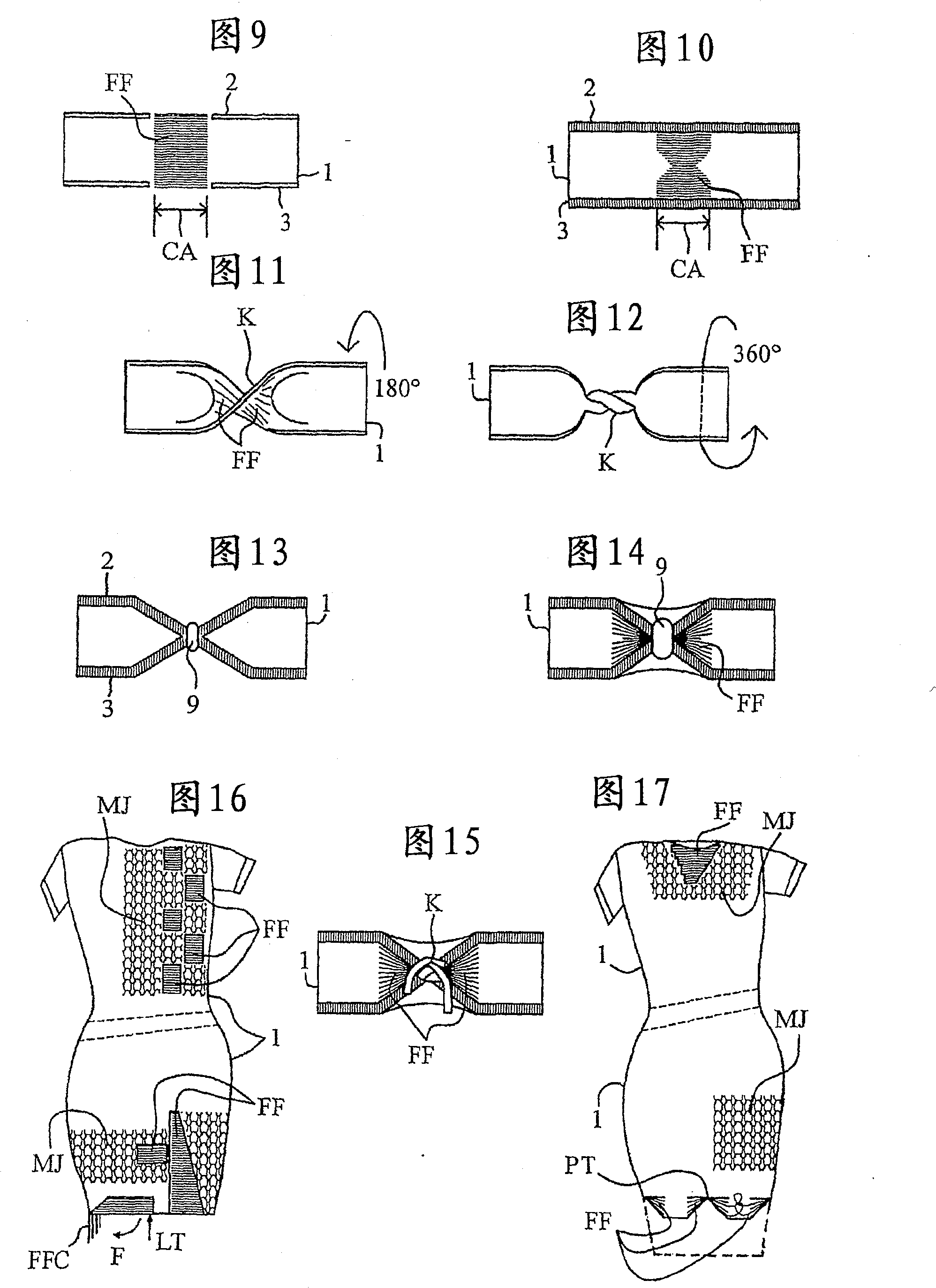 Method for producing tubular knitwear items and products obtained thereby