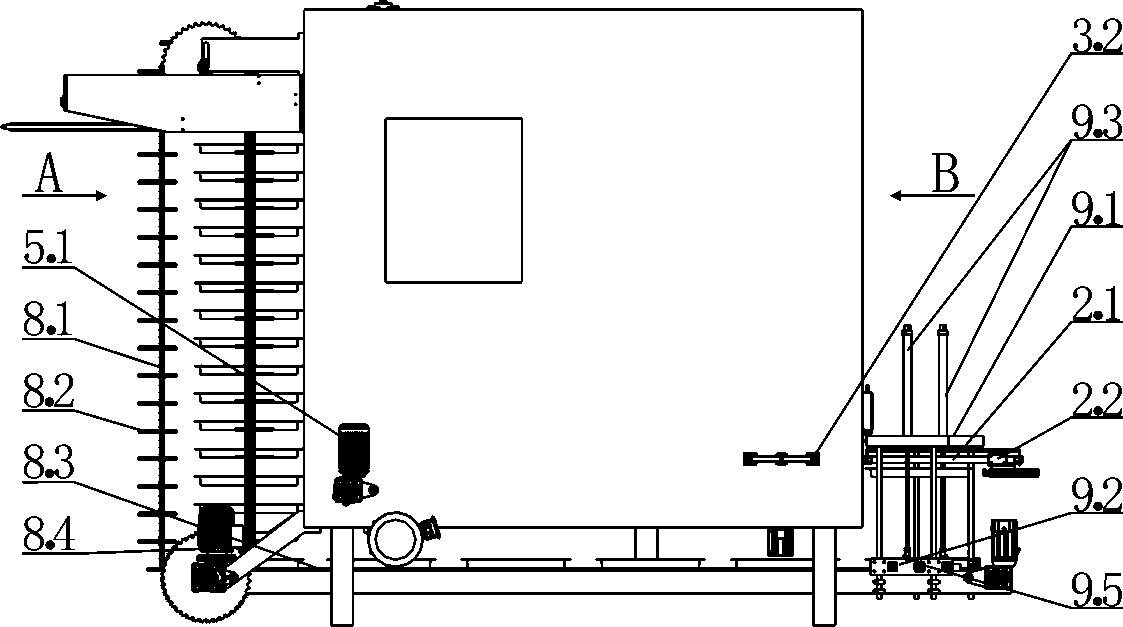 Full-automatic curing furnace for visual panel screen printing drying