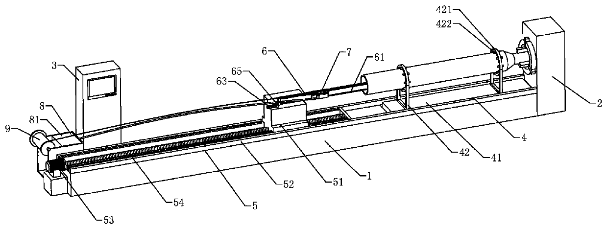 Device and method for grinding inner surface of elongated cylindrical shell