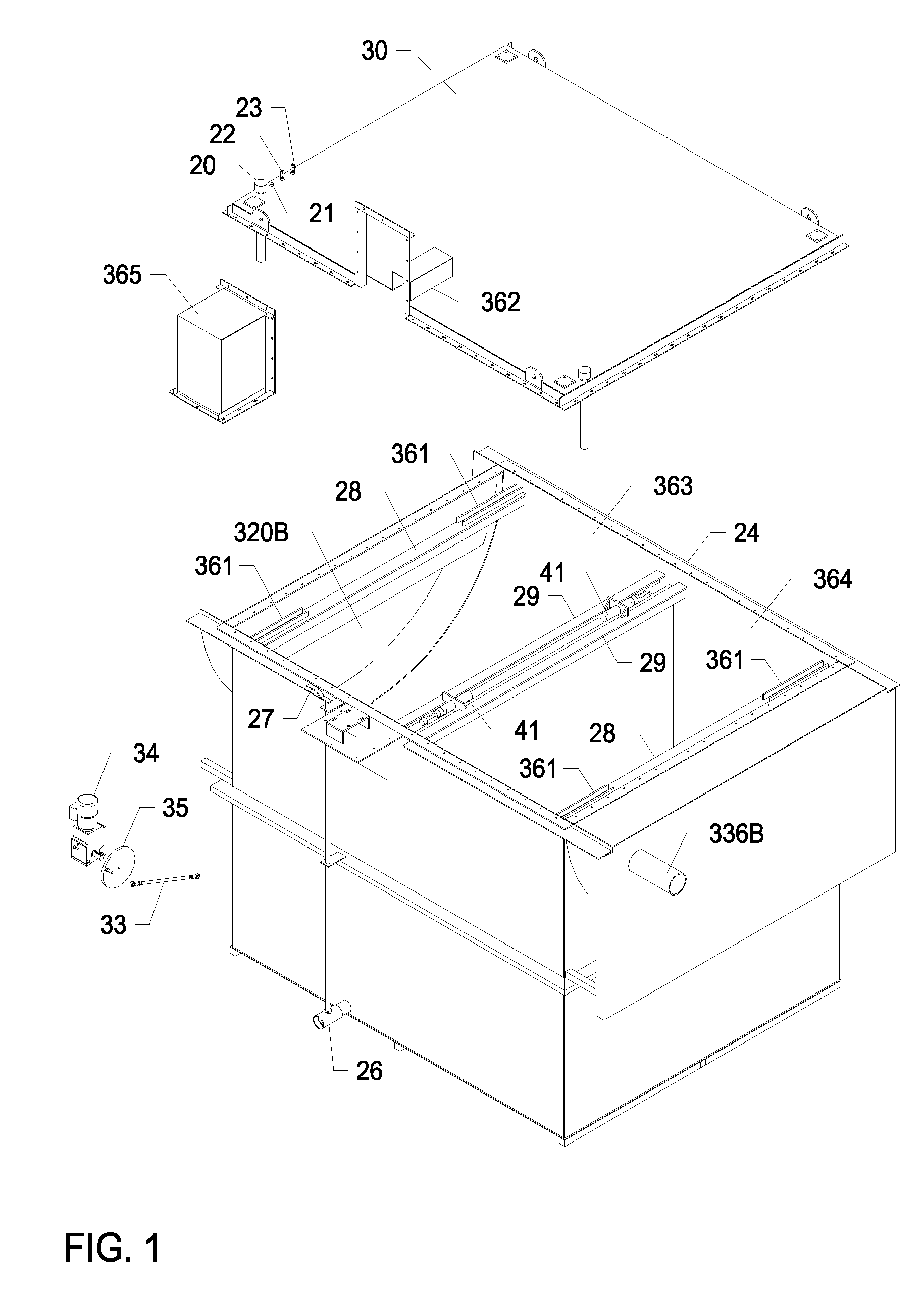 Reciprocating biological contactor and method of use