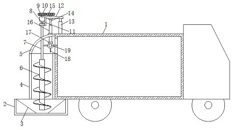 Automatic collection and transportation garbage truck