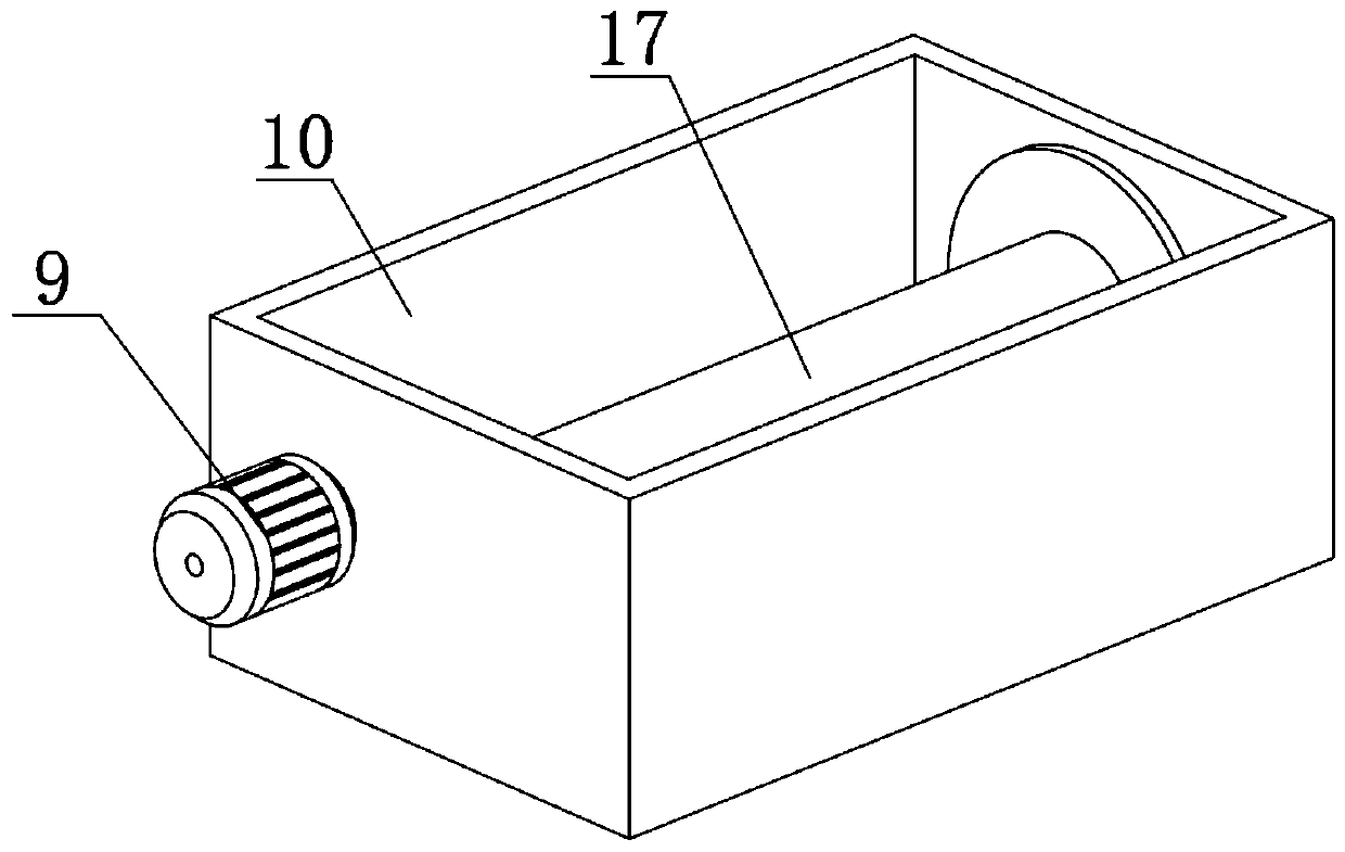 Storing and transporting device for pump component machining