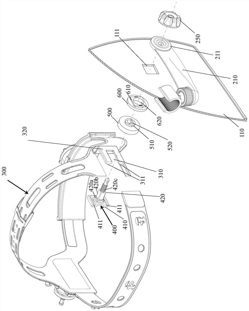 Welding mask assembly and lamp assembly thereof