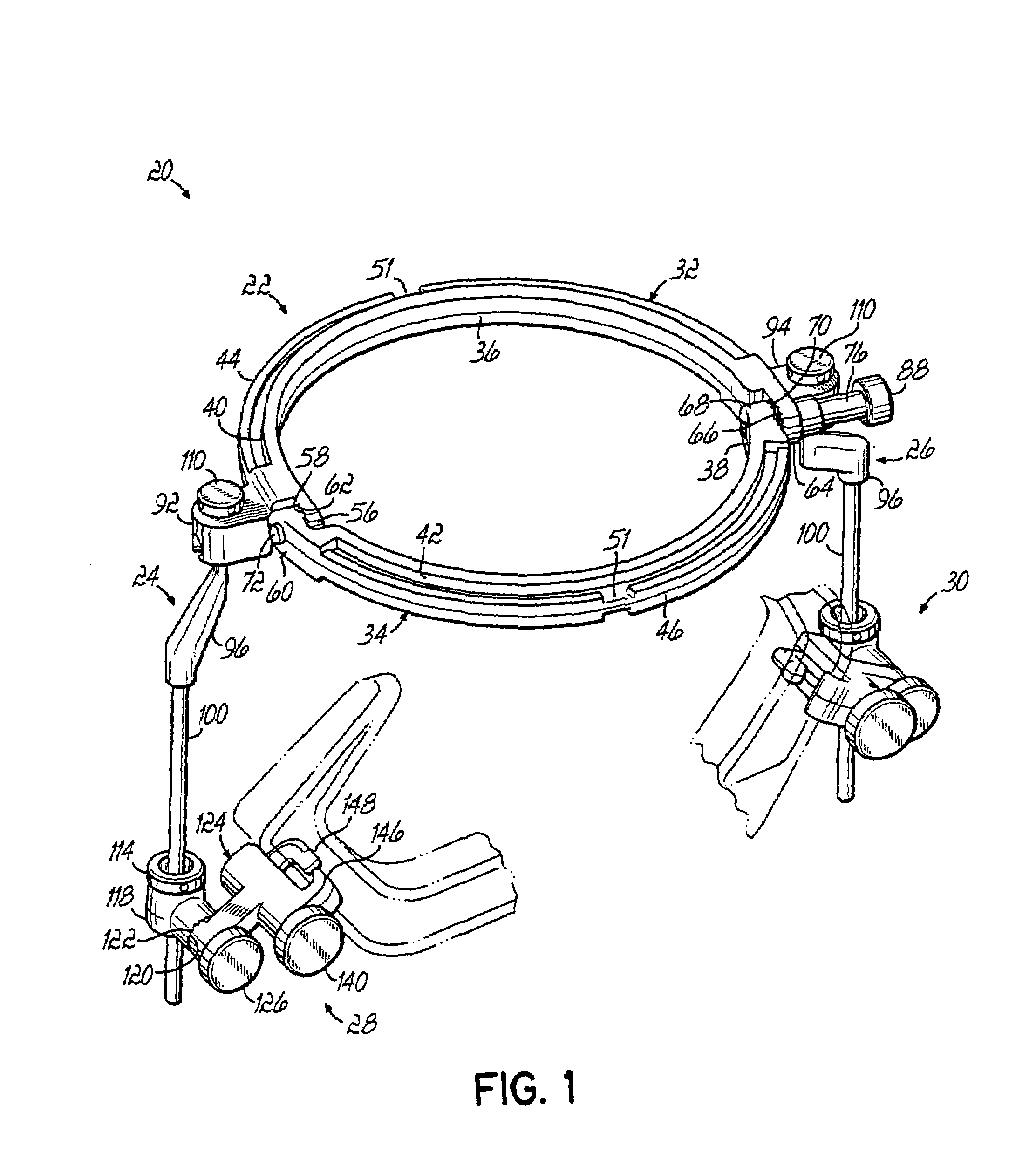 Radiolucent retractor and related components