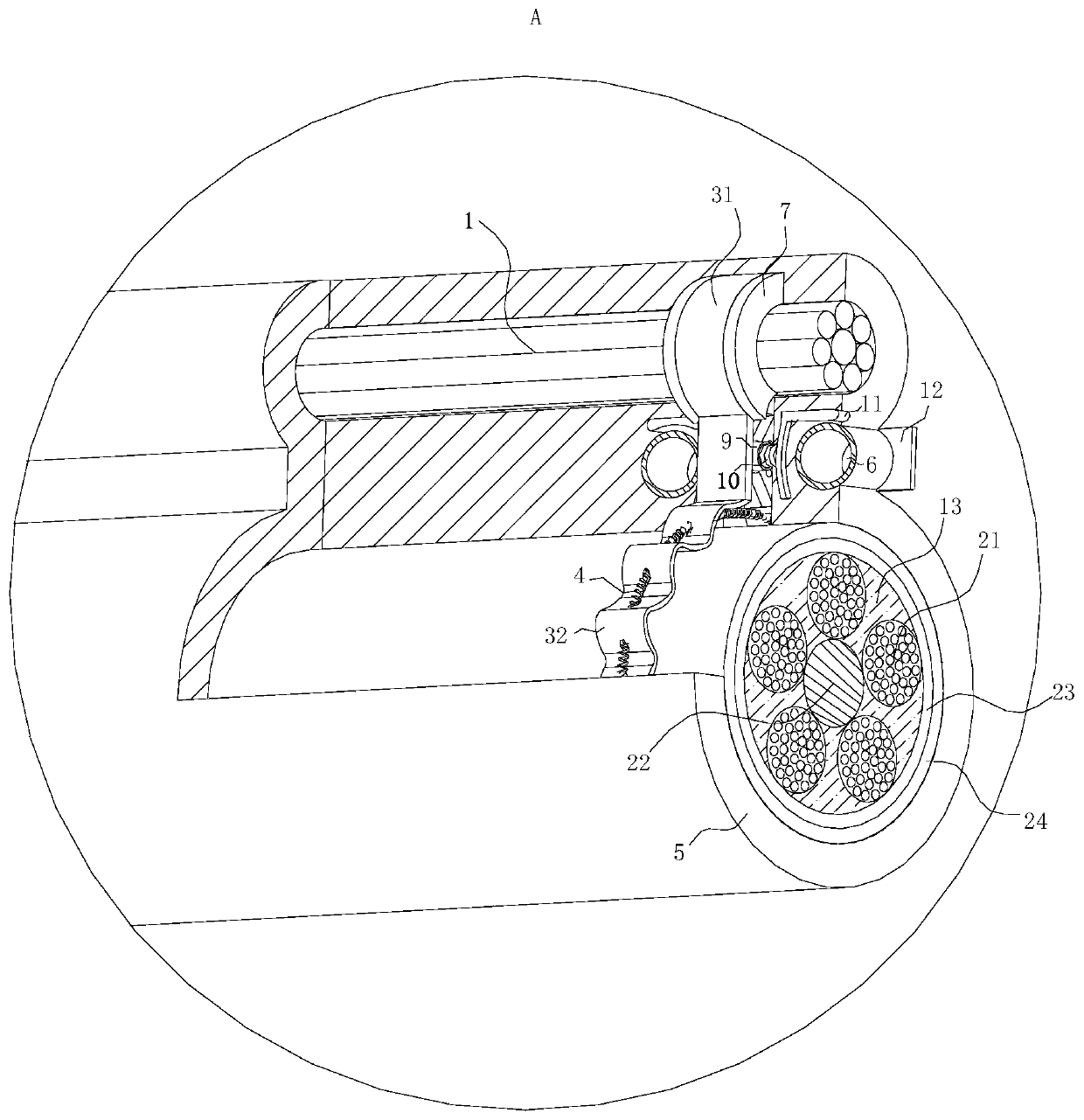 Optical fiber cable and manufacturing method of optical fiber cable