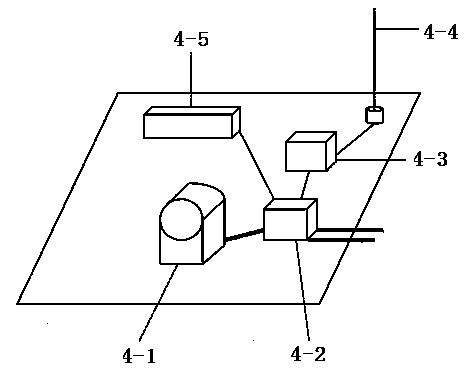 Ultrasonic wave principle-based measuring point spatial displacement measurement device and method