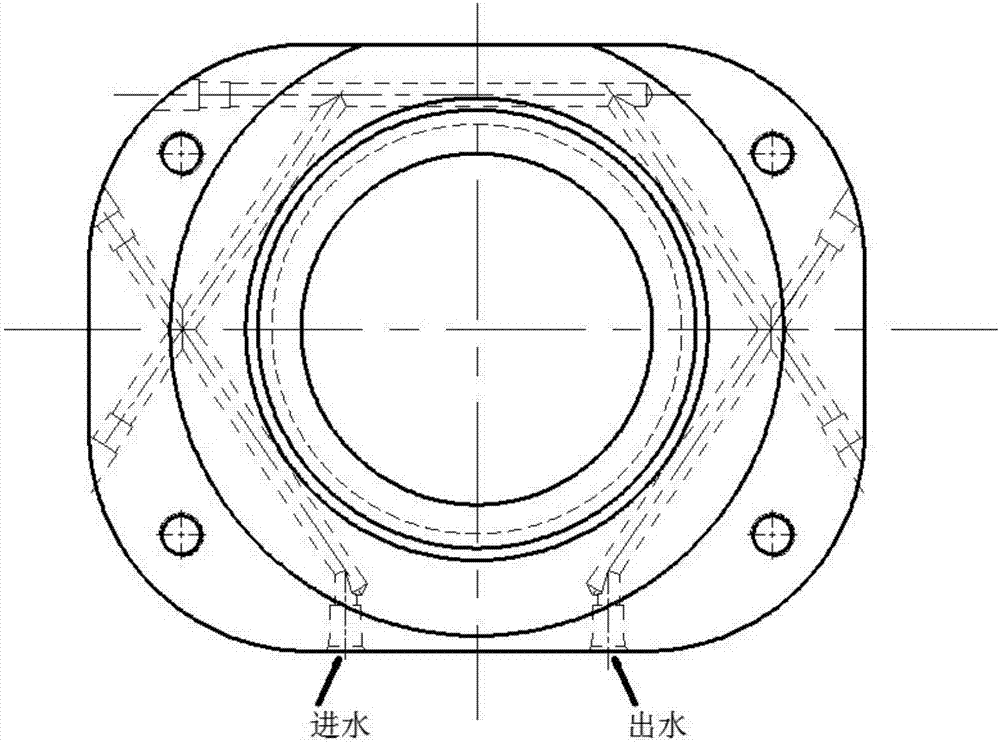 Integrated pressure casting die sprue bush