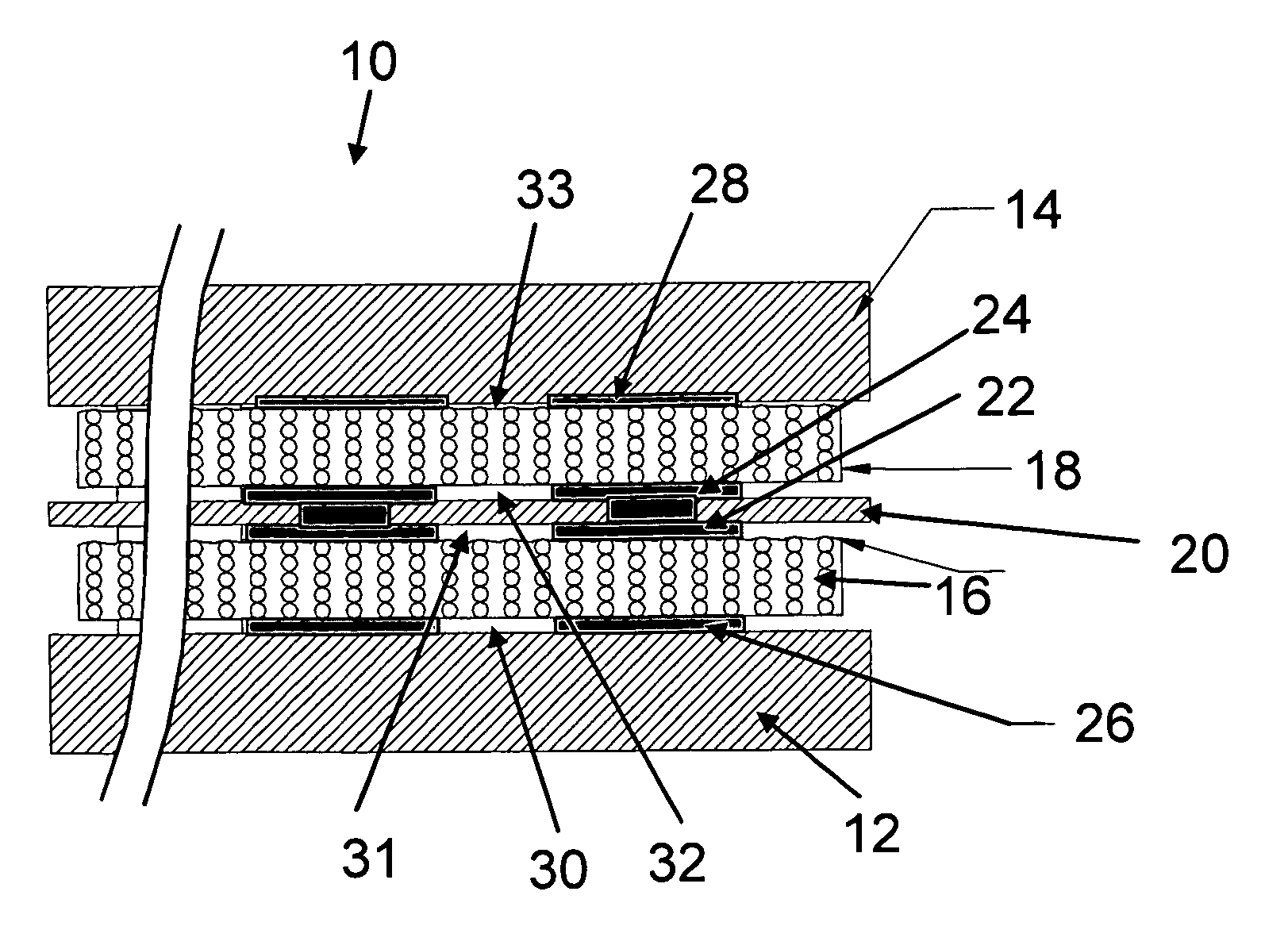 Anisotropic conductive elastomer based electrical interconnect with enhanced dynamic range