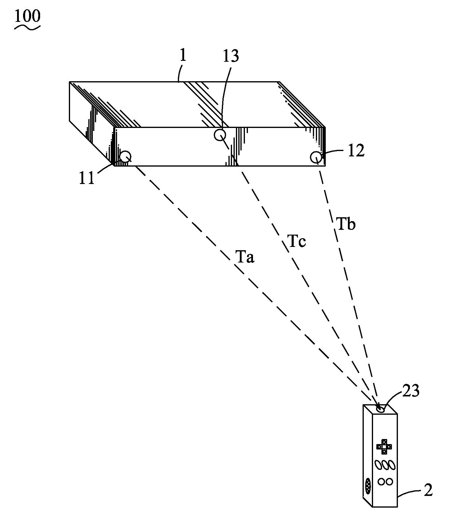 Position system for interactive gaming device and method using the same