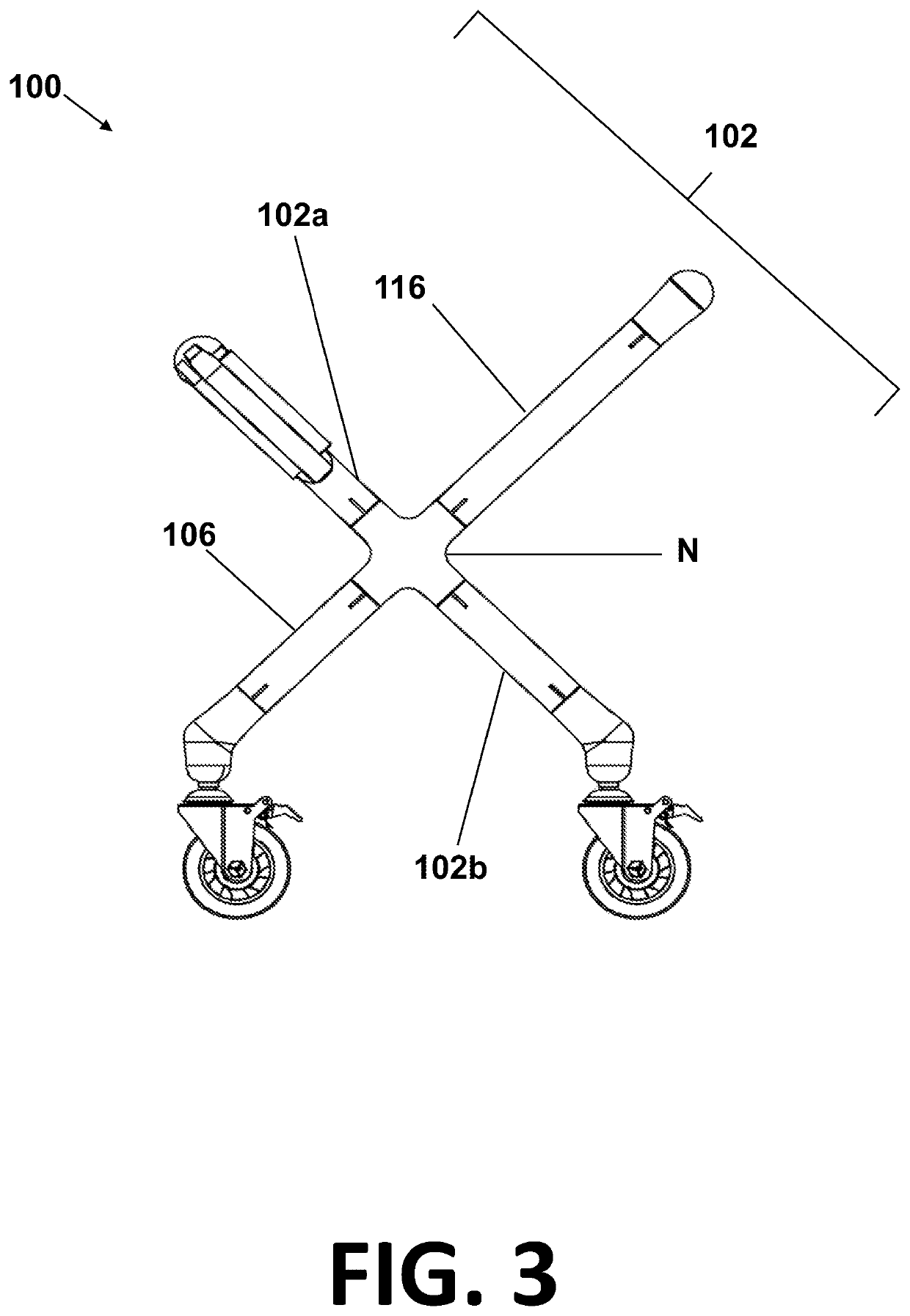 Light-weight gait trainer