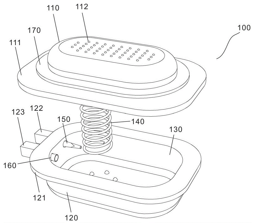 Ventilation mechanism, healthcare shoe with ventilation mechanism, and manufacturing method of healthcare shoe
