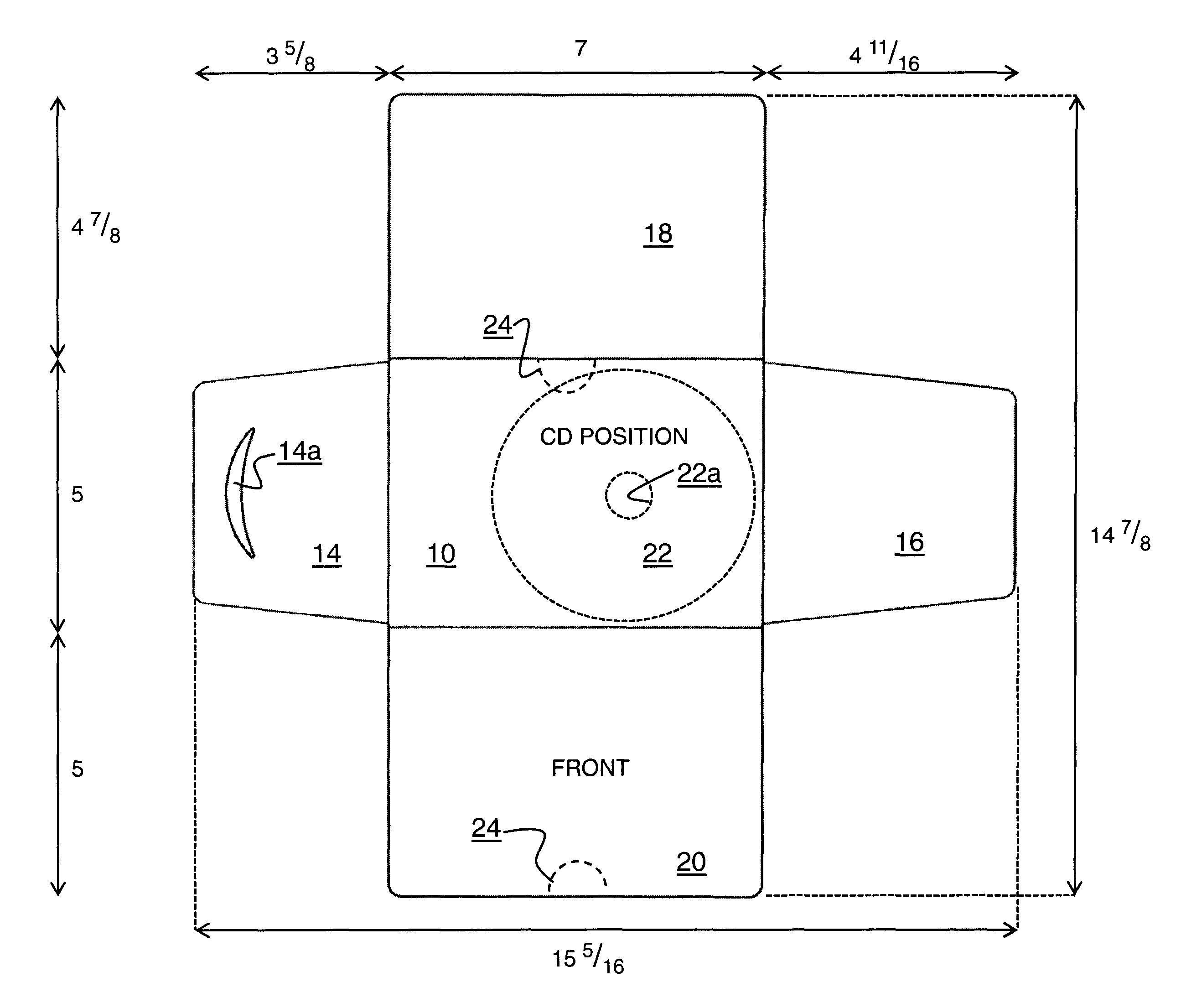 Optical disc mailpiece for automated letter processing by U.S. Postal Service equipment