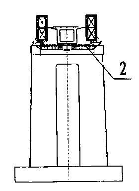 Bridge fabrication machine capable of building and assembling two bridge segments