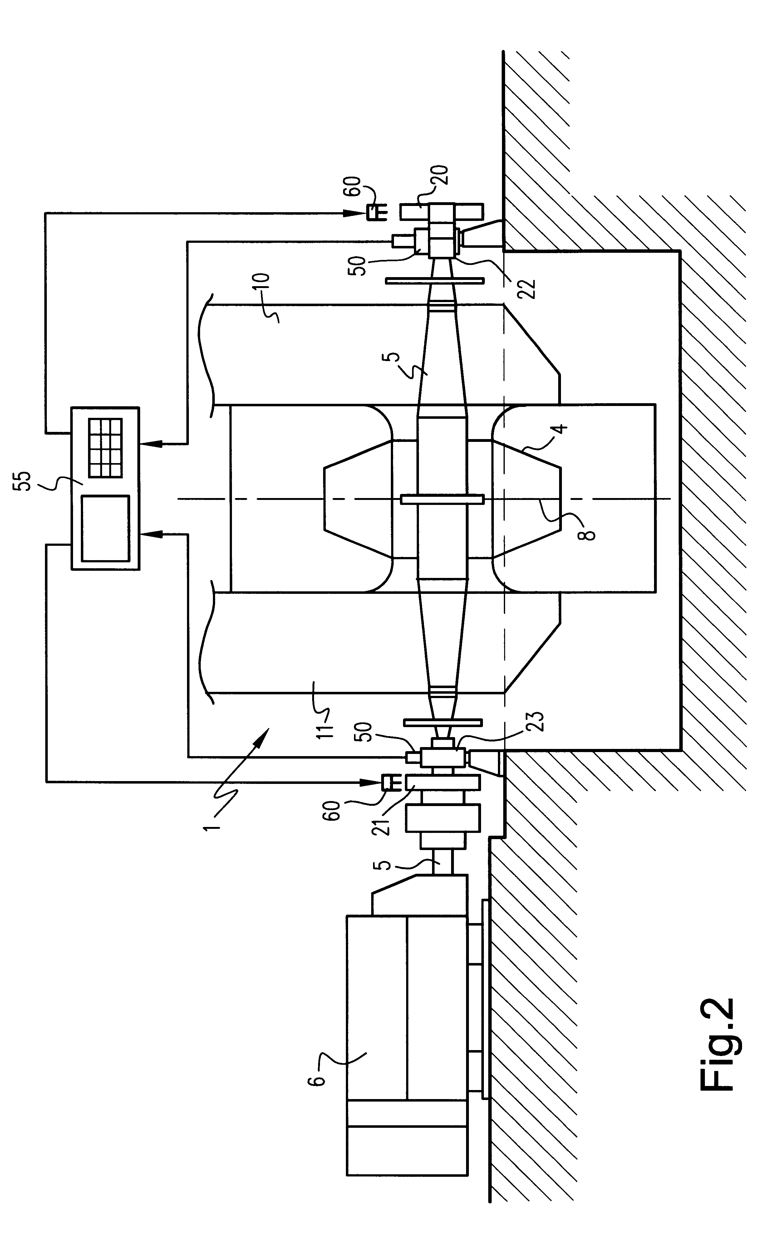 Moving-weight, dynamic balancing apparatus for a rotary machine, in particular for industrial fans