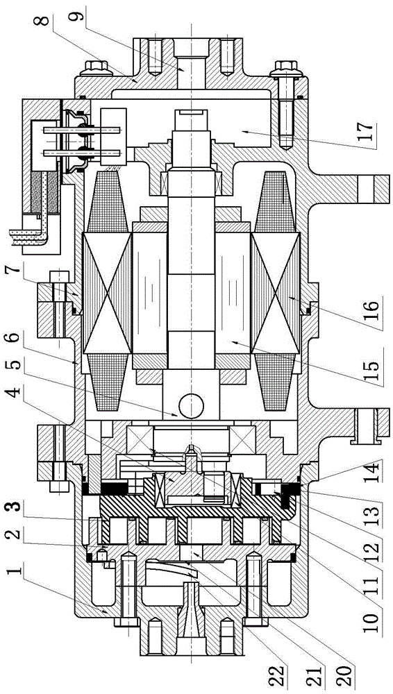 Scroll compressor with ring pin structure