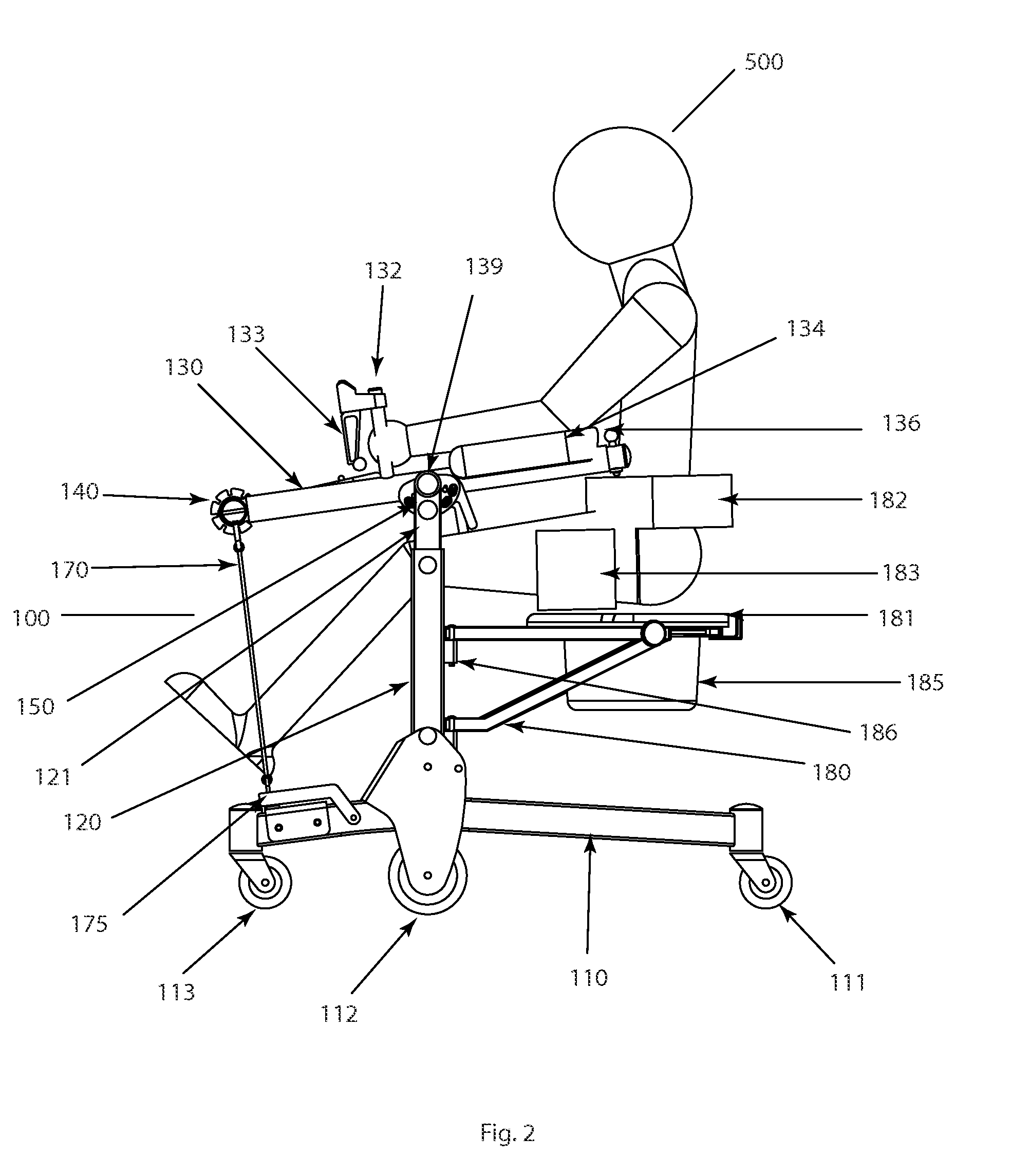 Patient assistance and rehabilitation device and method of use