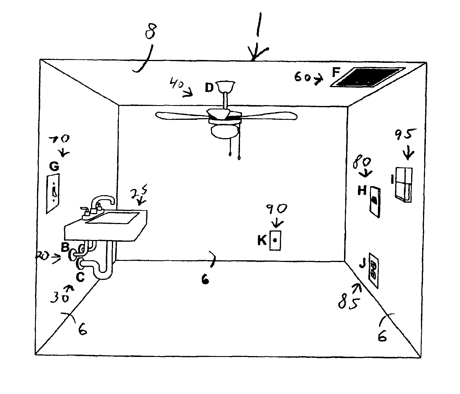 Methods and devices for impeding crawling arthropods from entering enclosed and semi-enclosed spaces