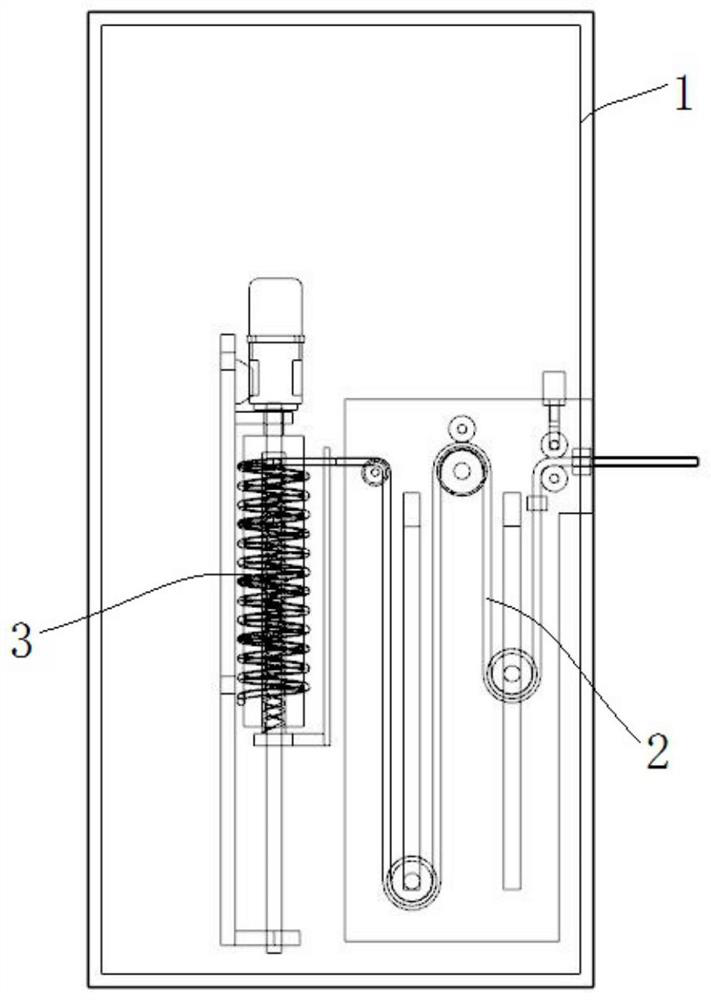 A new energy vehicle charging pile for quickly retracting cables and a cable retracting method thereof