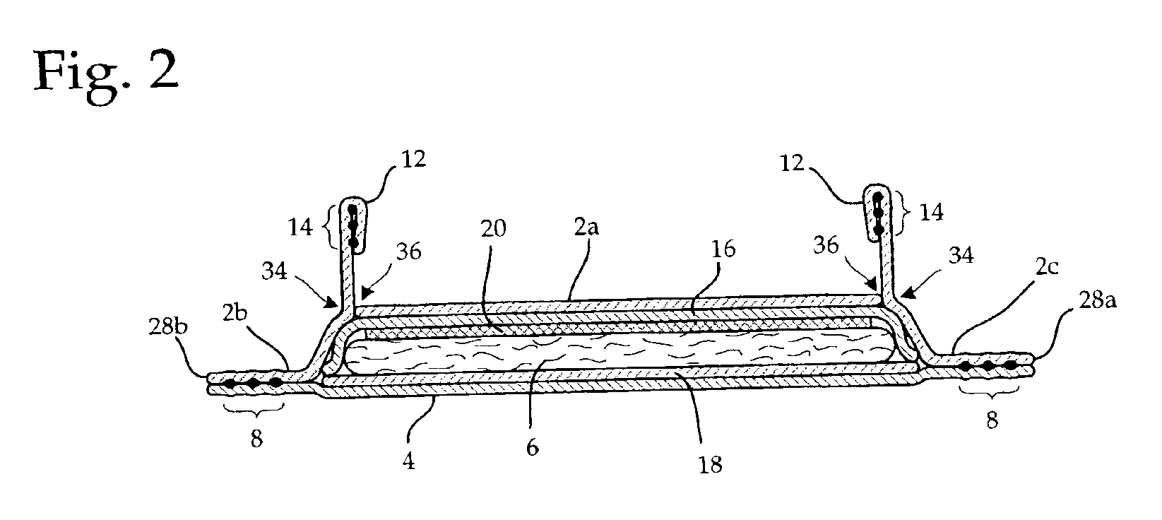 Method and apparatus for forming tow-based absorbent structures with a single casing sheet