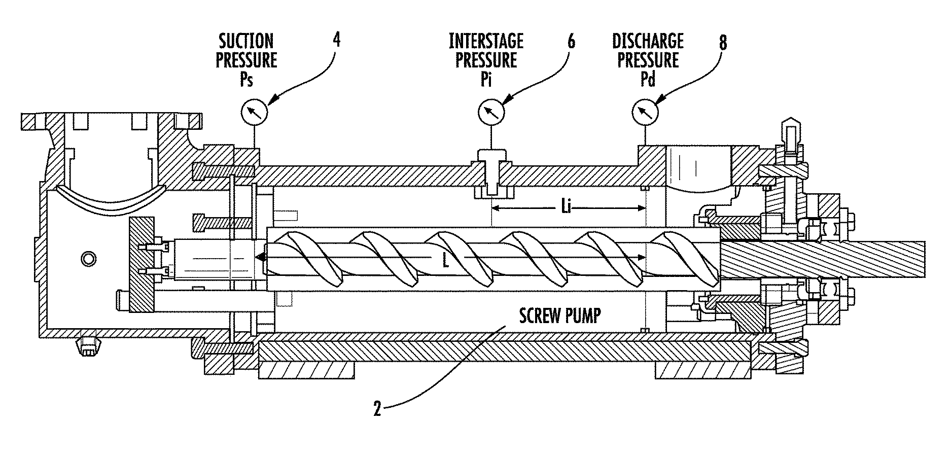 System and method for monitoring and control of cavitation in positive displacement pumps