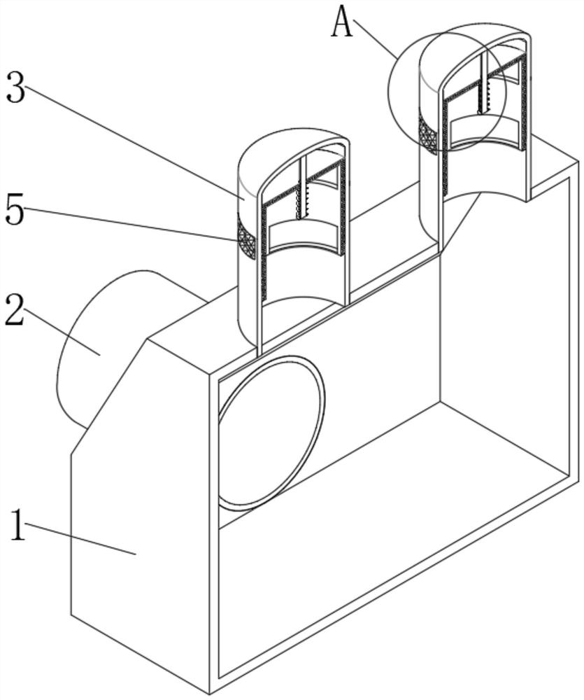 Intelligent pipeline filtering device for intelligent water affair water supply