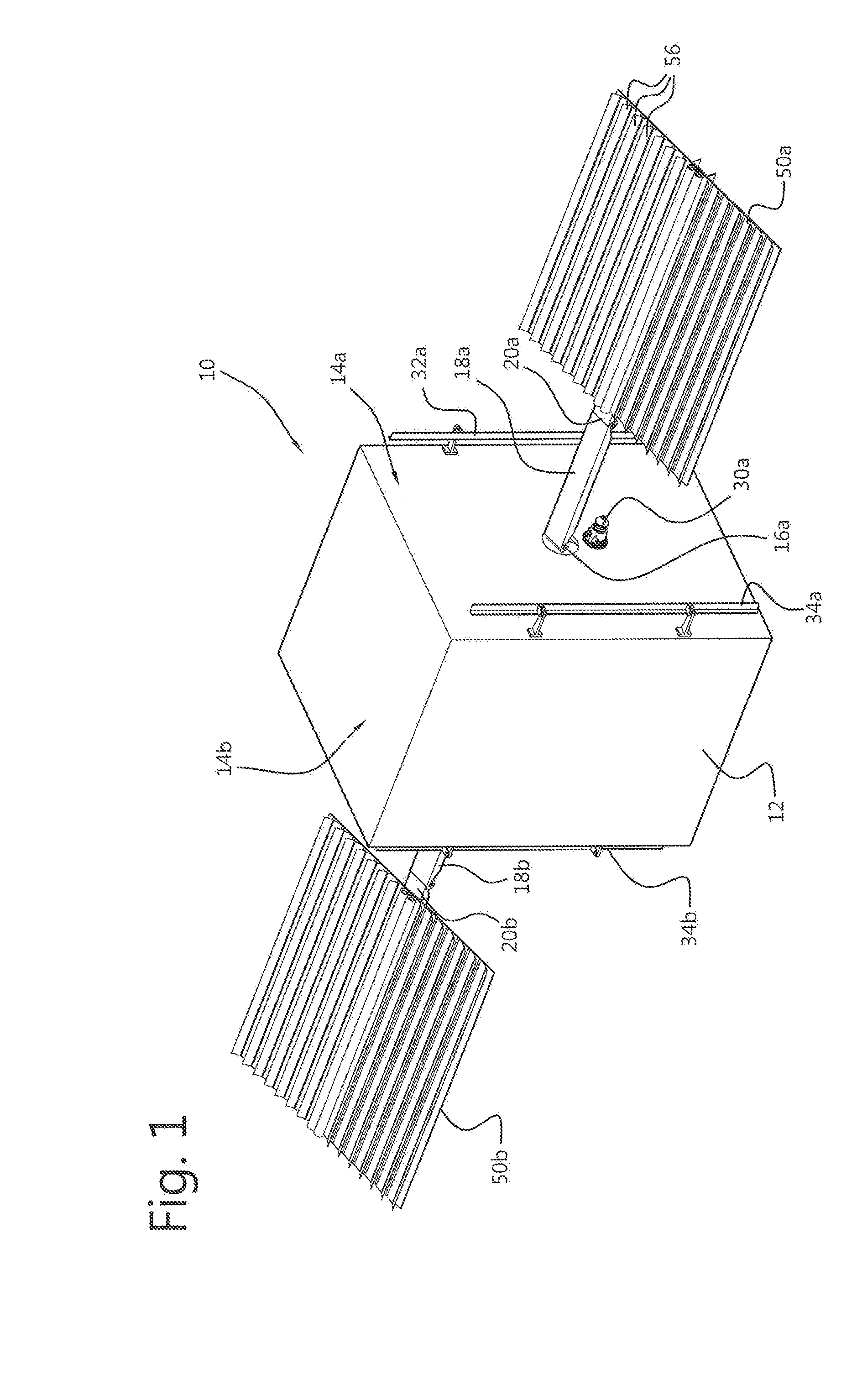 Solar Panel with Flexible Optical Elements