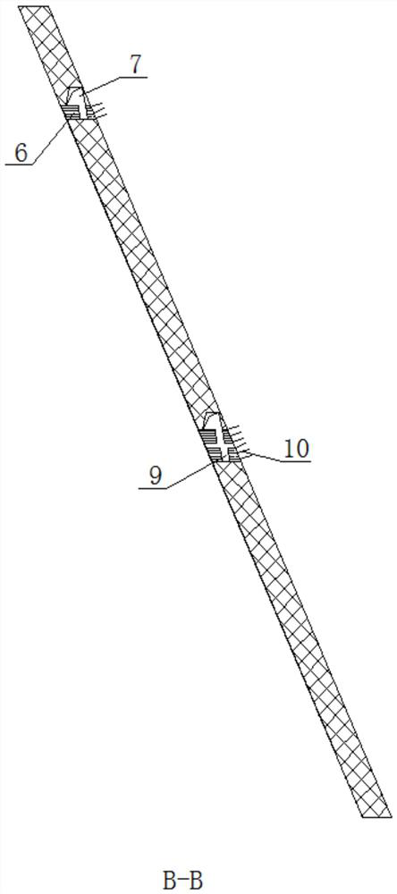 A mining method of downward cementing and filling without top pillar in combined section and stope