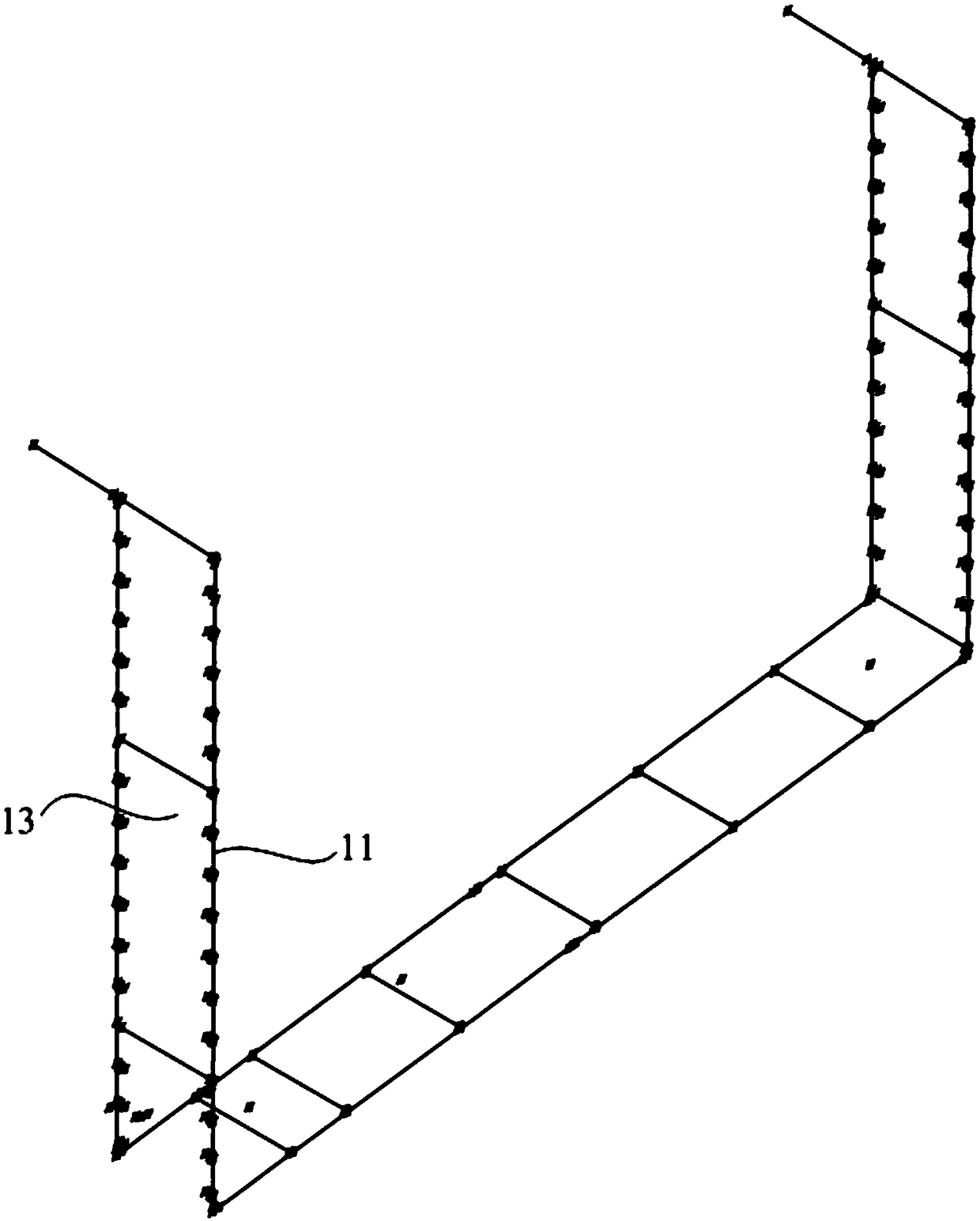 A measurement method for simulated loading of a ship in the large closing stage