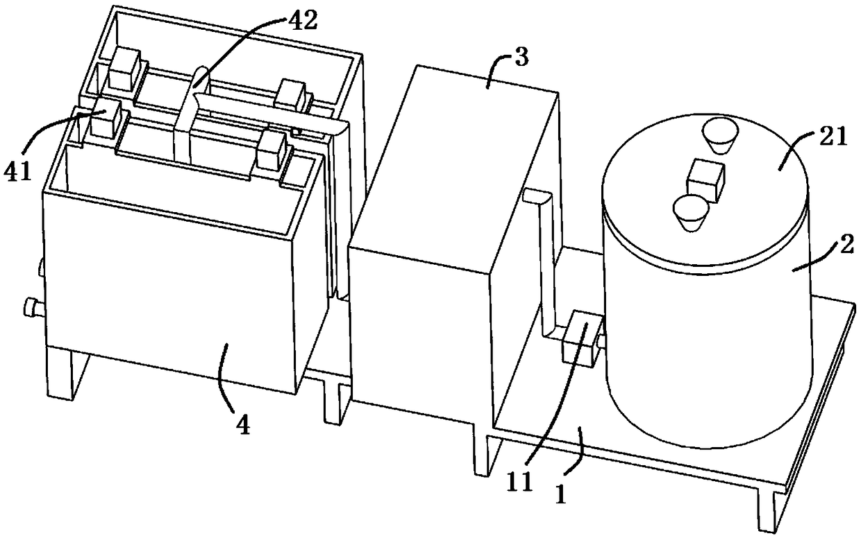 Mechanical treatment device for highly polluted wastewater