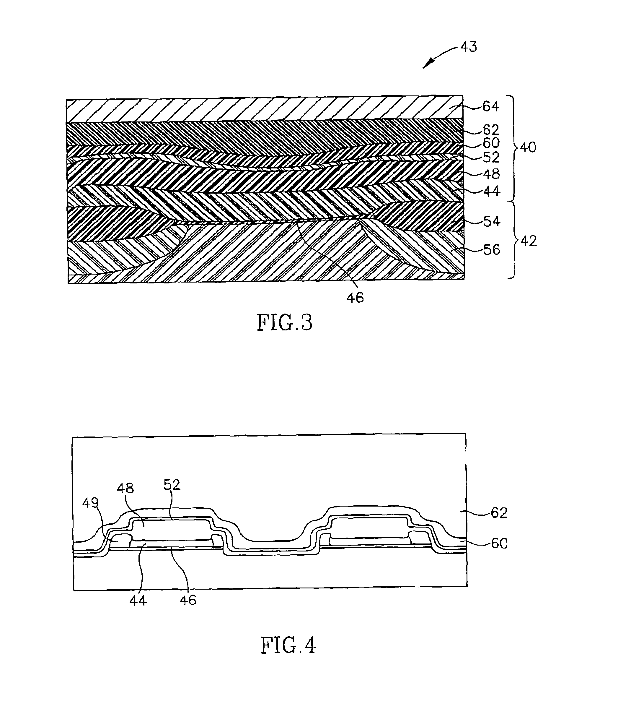 Protective layer in memory device and method therefor