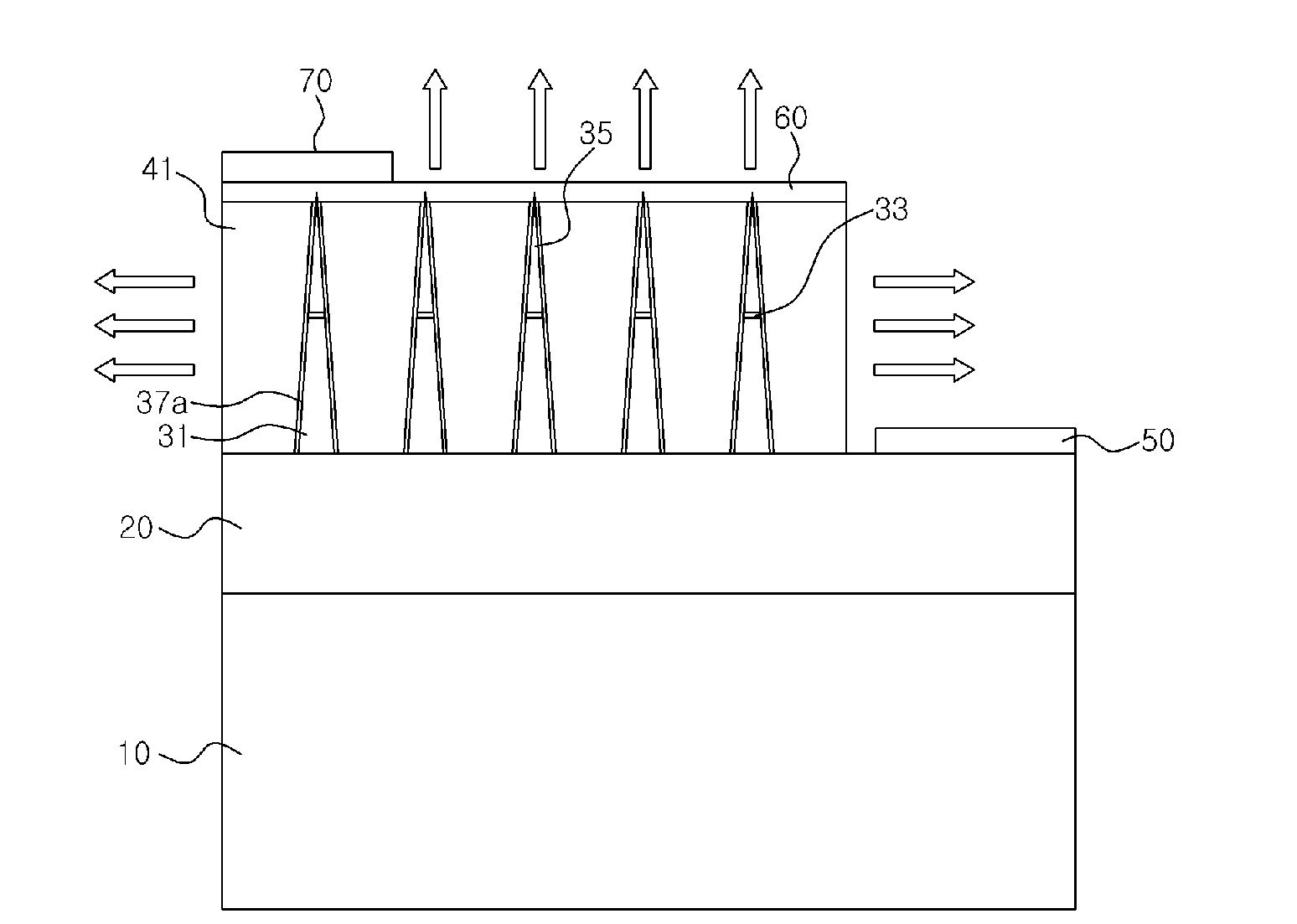 Nanostructure Having a Nitride-Based Quantum Well and Light Emitting Diode Employing the Same