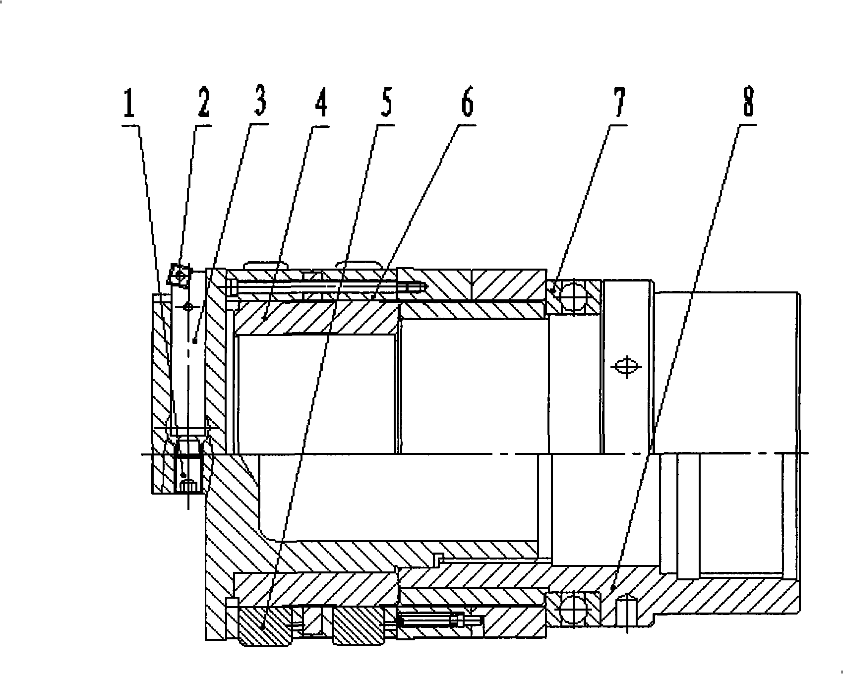Method and tool for machining step deep holes