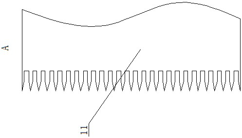 Strong-water-permeability geological basement crack detection device