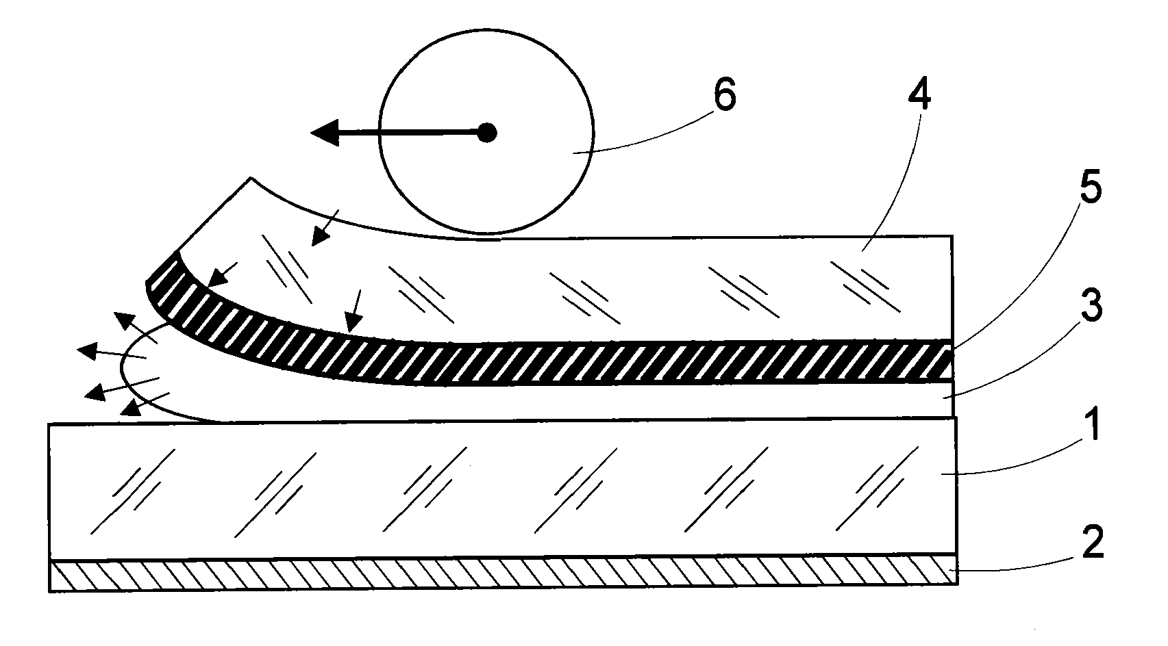 Method for applying optical filter structures onto a carrier substrate