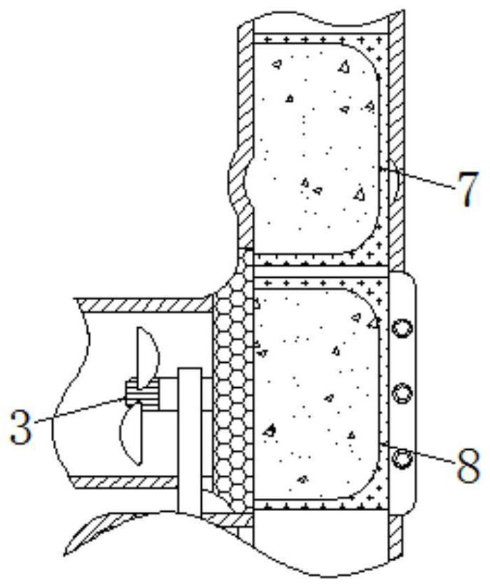 Device for solving problems of dust flying during rubber treatment and inconvenience in replacement of storage boxes