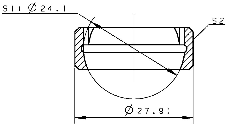 Ball cup inner-outer surface chroming device