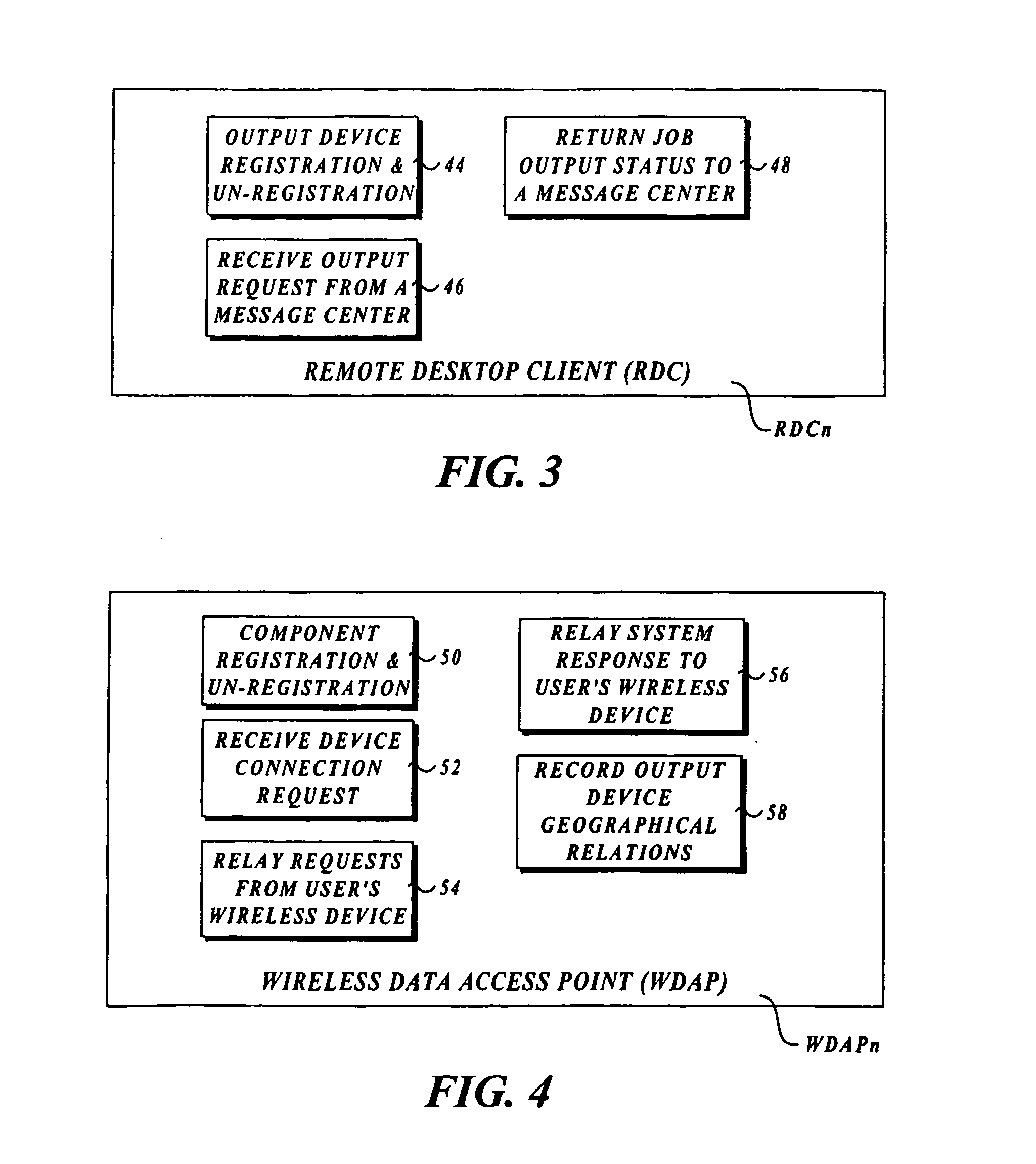 Output management system and method for enabling printing via wireless devices