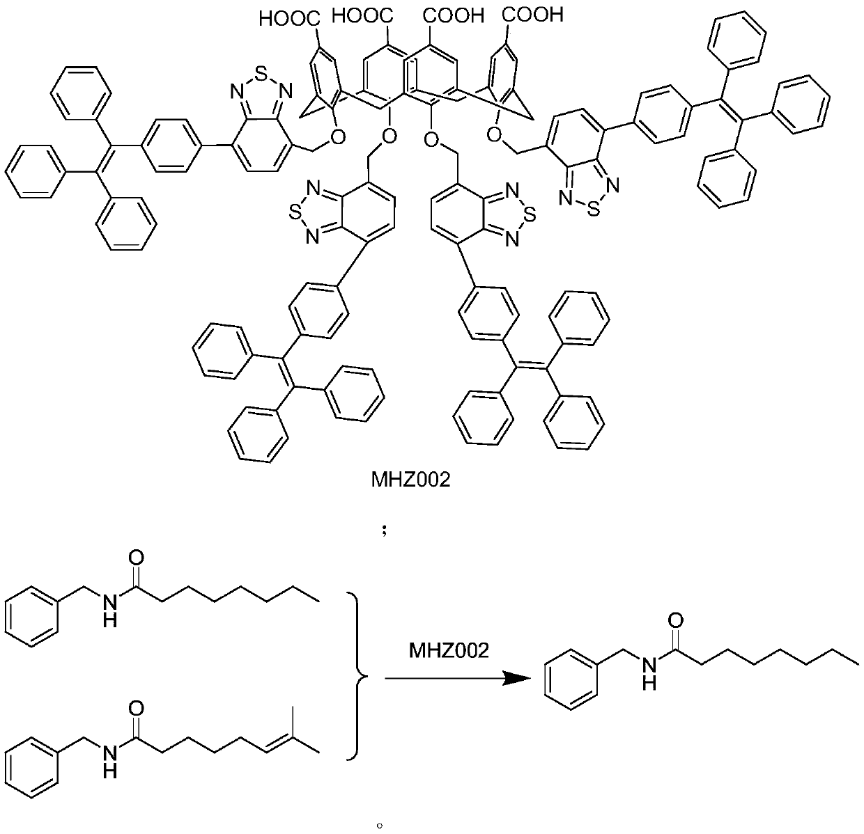 Refining method for synthesizing high-purity capsaicine