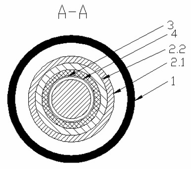 Electromagnetic oscillation energy collection device