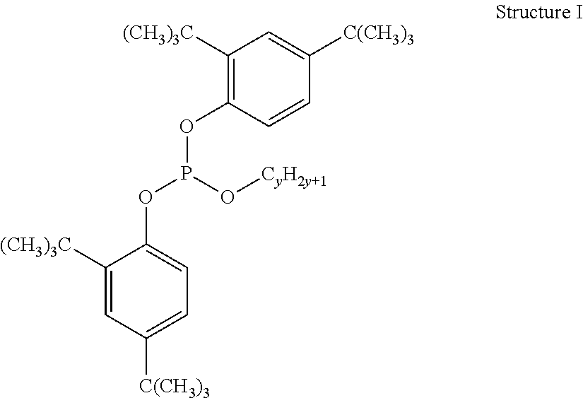 Alkylphenol free - liquid polymeric phosphite polymer stabilizers