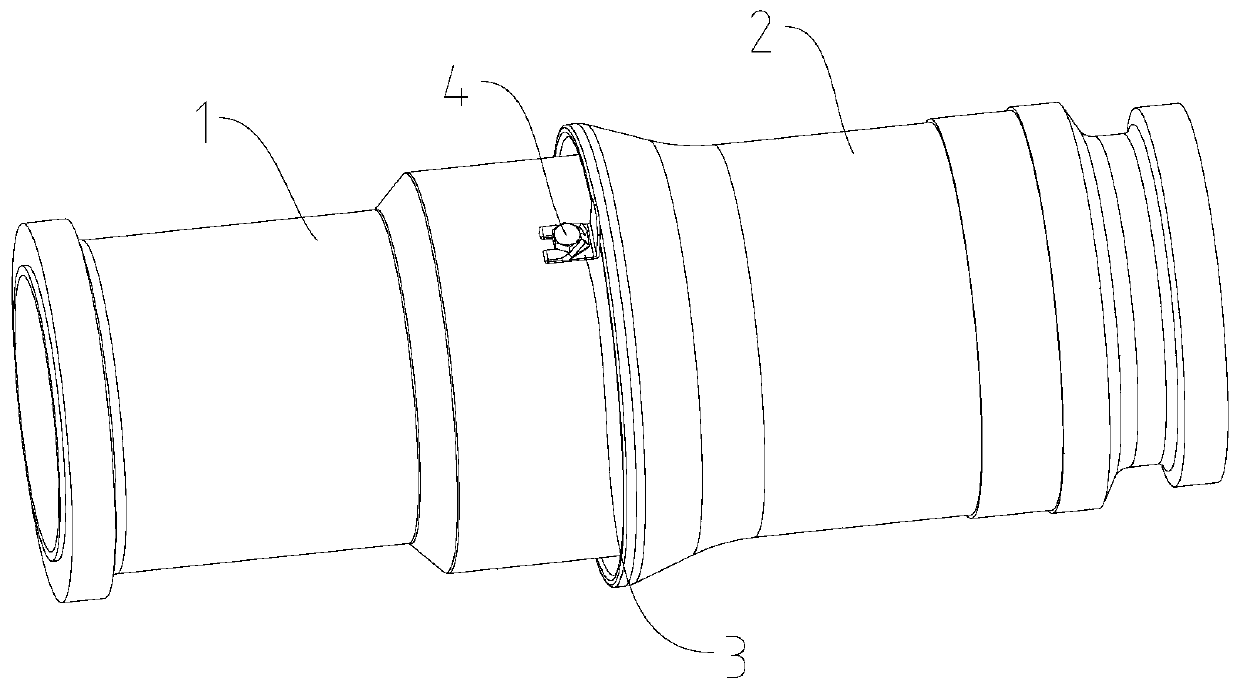 Indicating piece and crushing energy absorbing device