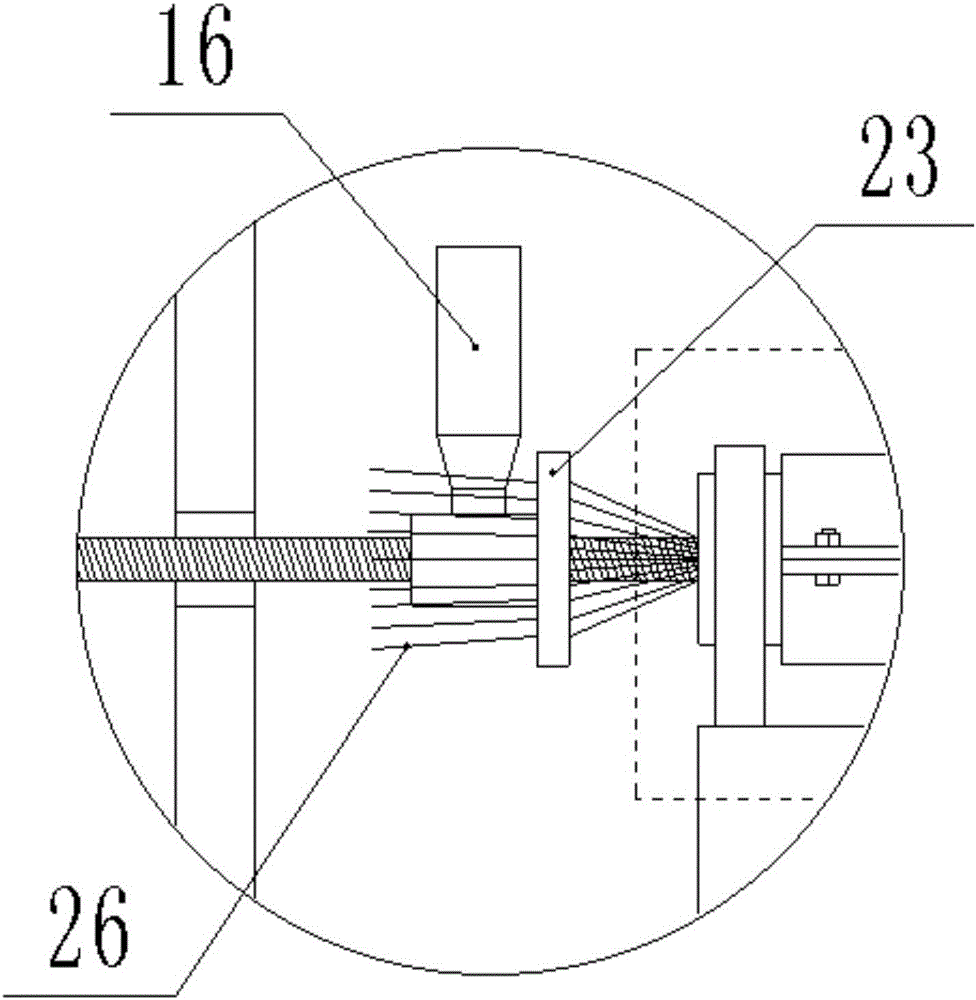 A multi-layer wear-resistant carbon fiber continuous sucker rod and its preparation device and preparation method