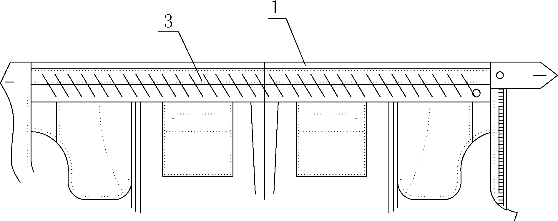 Method for processing suit pants with elastic waist