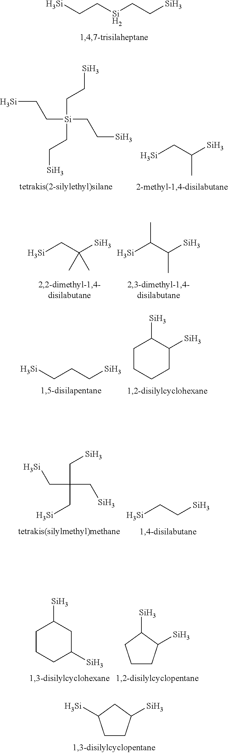 Non-oxygen containing silicon-based films and methods of forming the same