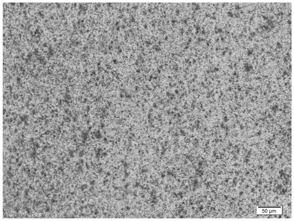 Cadmium oxide metallographic specimen and preparation method thereof