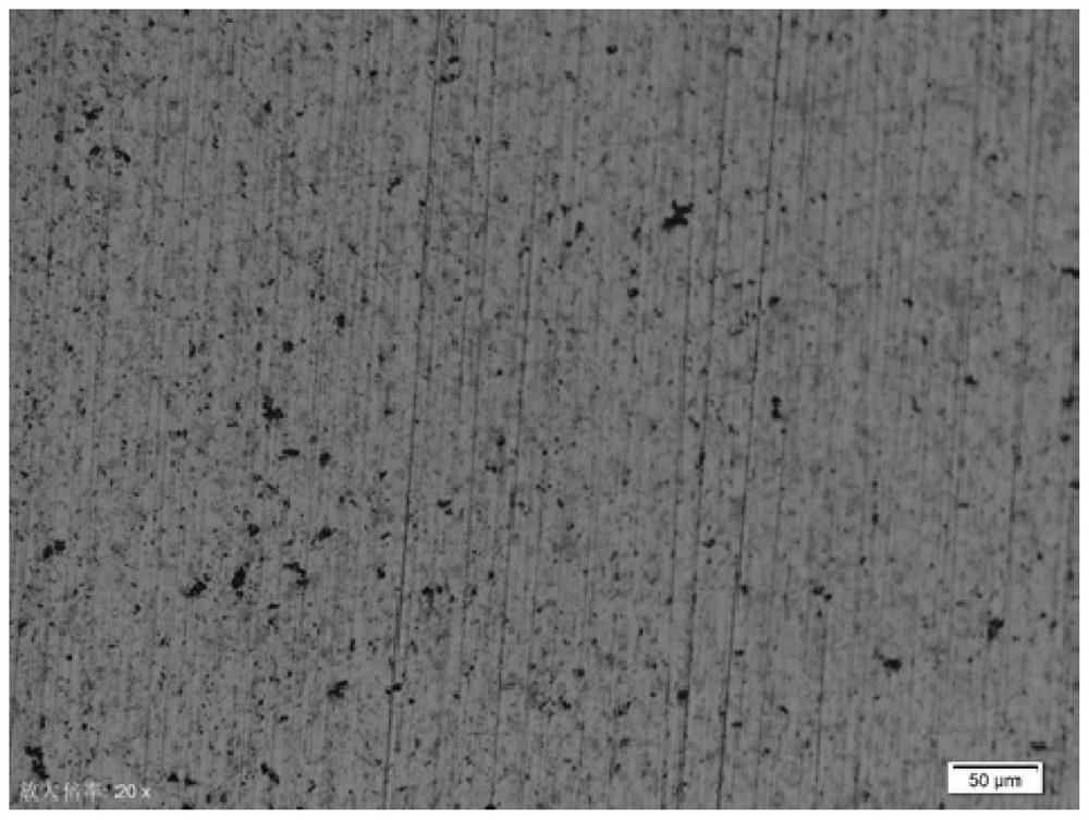 Cadmium oxide metallographic specimen and preparation method thereof